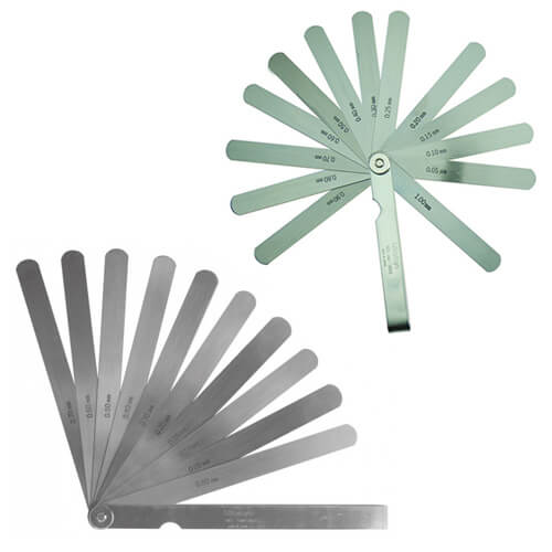 CALIBRADOR DE HOJAS DE 0.05 - 1.00MM X 100.00MM 13 HOJAS