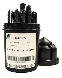 SET DE BROCAS HSS 1/16&quot; - 1/2&quot;