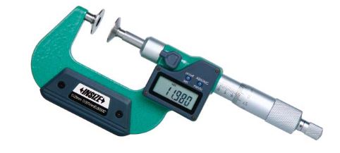 MICROMETRO DIGITAL P/EXTERIORES DE DISCO 0 - 25.00MM/0 - 1&quot; EN 0.001MM/0.00005&quot;