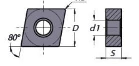 INSERTO P/TORNEADO CNMG 120412-SS PH7920