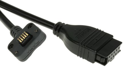 CABLE CONECTOR 1M CON BOTON DE DATOS