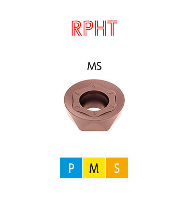 INSERTO P/TORNEADO RPHT 10 T3 M0E-MS PH7930
