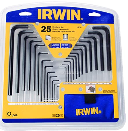SET LLAVE ALLEN DE 1.30MM - 10.00MM / 0.05&quot; - 3/8&quot;