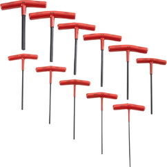 SET DE LLAVES ALLEN TIPO T 5/64&quot; - 3/8&quot; 11 PIEZAS