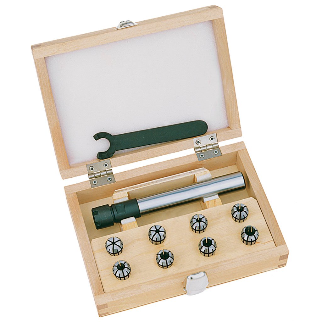 SET DE BOQUILLAS ER40 1/8&quot; - 1&quot; 15PZAS C/CONO R8