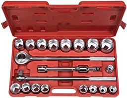 SET COPAS 19.00 - 50.00MM RAIZ 3/4" 21 PIEZAS