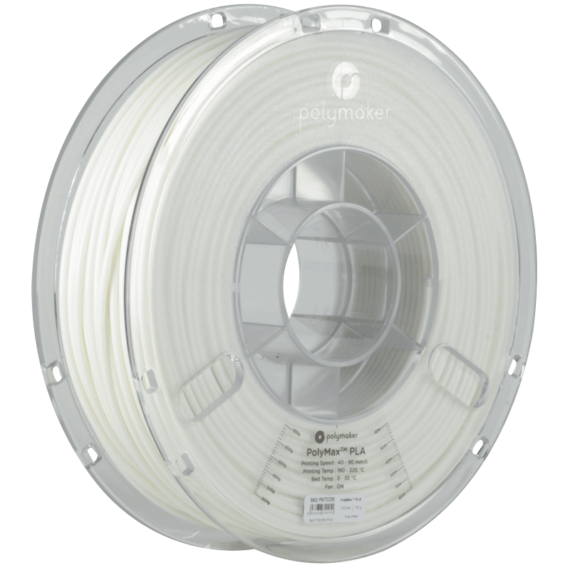 FILAMENTO PREMIUM (POLYMAX) PLA DE 1.75MM COLOR BLANCO / CARRETE 6.66LBS