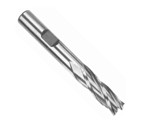 FRESA PLANA HSS 1/2&quot; X 1/2&quot; X 3-1/4&quot; 4F