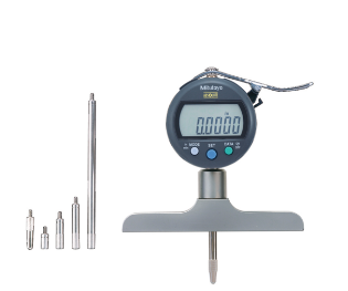 MEDIDOR PROFUNDIDAD DIGITAL ABS 0-8&quot; 0,0005&quot;, BASE DE 4&quot;