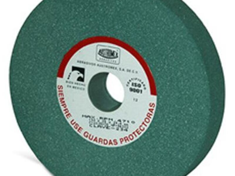RUEDA VERDE P/RECTIFICADO HULE 6&quot; X 1&quot; X 1-1/4&quot; G60