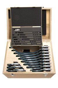 SET DE MICROMETRO P/EXTERIORES 0 - 12&quot; EN 0.001&quot;
