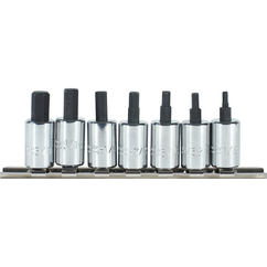 SET DE COPAS ALLEN 1/8&quot; - 3/8&quot; RAIZ 3/8&quot;, 7PZAS