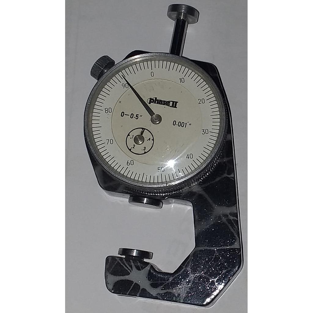 MEDIDOR DE ESPESORES DE 0 - 0.5&quot; X 0.001&quot;