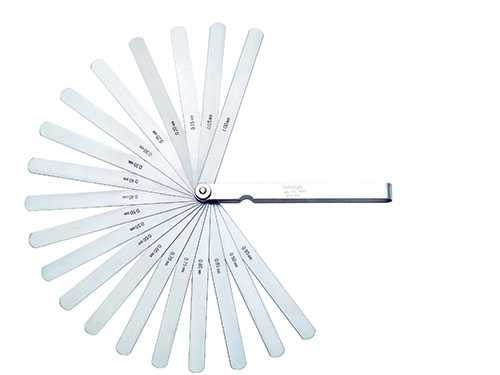 CALIBRADOR DE HOJAS DE 0.05 - 1.00MM X 150.00MM 28 HOJAS