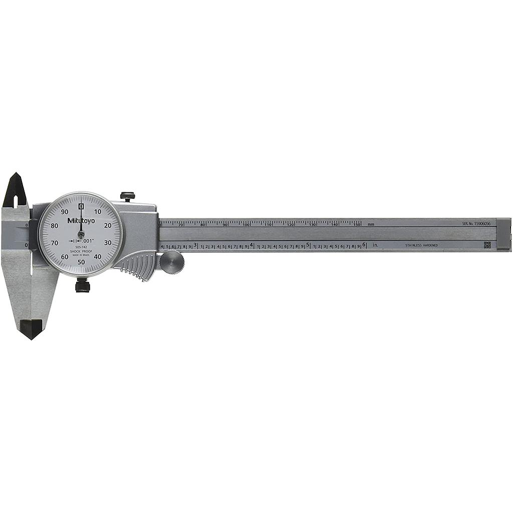VERNIER DIAL DE 6&quot; EN 0.001&quot;