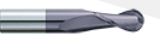 FRESA BOLA TUNGSTENO 5/64&quot; X 1/8&quot; X 1-1/2&quot; 2F