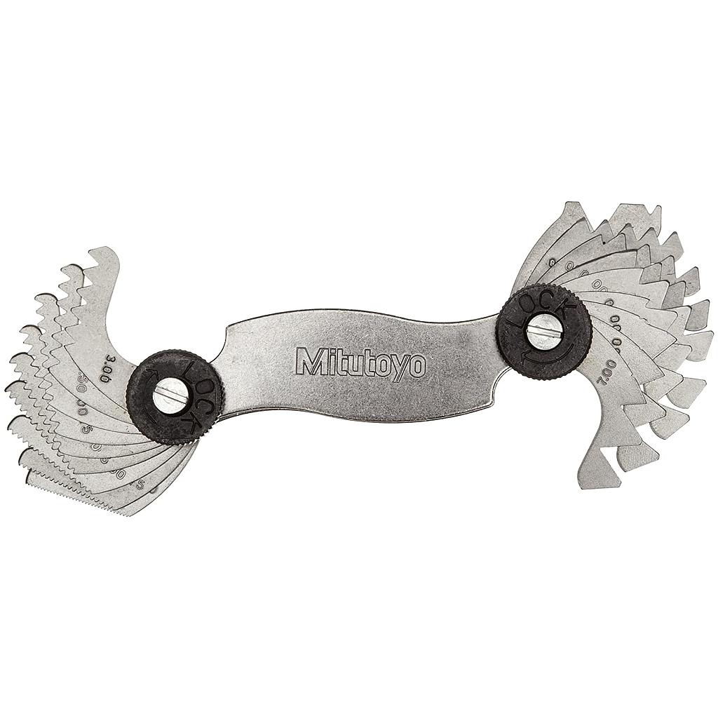 CALIBRADOR DE ROSCAS DE 0.40 - 7.00MM MM/PULG. 51 HOJAS TPI