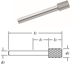 ROTAFRESA TIPO CILINDRO 1/2" X 1/4" X 1" X 1-3/4" SA-5