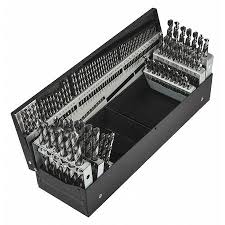 SET DE BROCAS HSS REV. TITANIO 1/16-1/2 X 64THS, N1-N60, 1-13MM X .5 MM C114COMBP