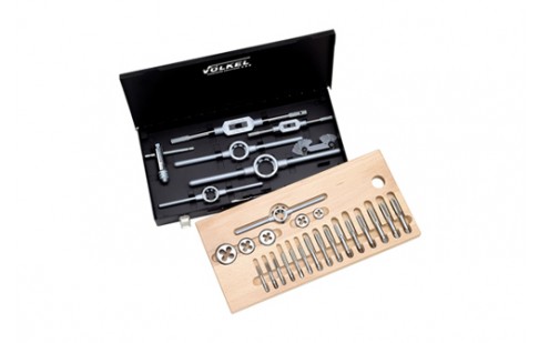 SET DE MACHUELOS, MANERALES Y TARRAJAS 1/4" - 1" NC