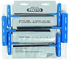 SET DE LLAVES ALLEN TIPO T 2.00MM - 6.00MM 6PZAS