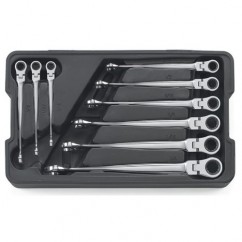 SET DE LLAVES COLA CORONA FLEX. C/RATCH DE 5/16&quot; - 3/4&quot;