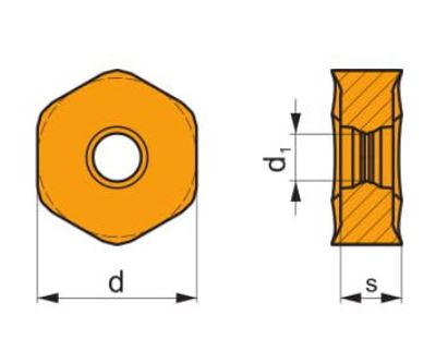 INSERTO P/FRESADO HNGX 0604ANSN-M:8215