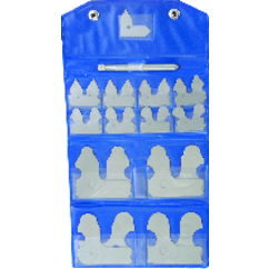 CALIBRADOR DE RADIOS DE 1/64&quot; - 1/2&quot; 25 PIEZAS