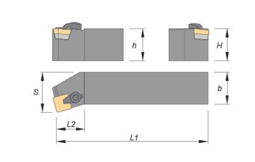 PORTA INSERTO P/TORNEADO CSKP R 1212 F09