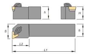 PORTA INSERTO P/TORNEADO S12M CTFP R11