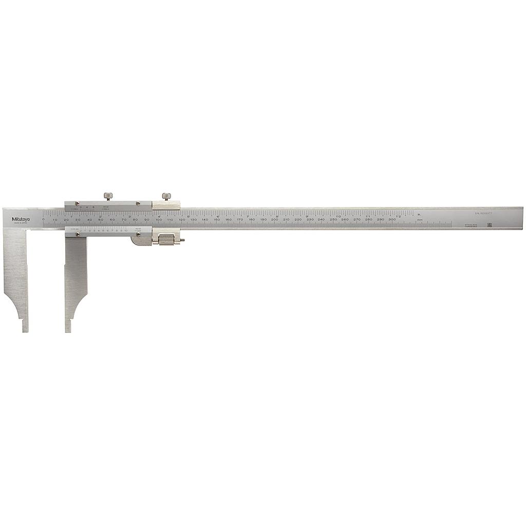 VERNIER DE PUNTAS LARGAS PIE DE REY DE 12&quot; EN 1/128&quot;