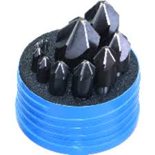 SET DE AVELLANADORES TUNGSTENO 1/4&quot; - 1&quot; A 60°