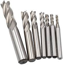 SET DE FRESA DE TUNGSTENO DE 1/8&quot; - 9/16&quot; 4F 6 PIEZAS