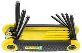 SET DE LLAVES TORX TIPO T T9-T40 8 PIEZAS TIPO NAVAJA