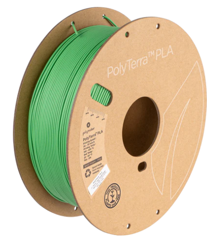 FILAMENTO DE 1.75MM 1KG PLA COLOR VERDE - POLYTERRA