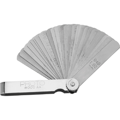 CALIBRADOR DE HOJAS 1/2&quot; X 3&quot; DE .0015&quot; - .040&quot; 25 HOJAS