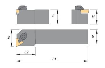 PORTA INSERTO P/TORNEADO CTFP L 1010 E11