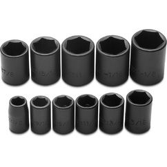 SET DE COPAS DE IMPACTO DE 3/16&quot; - 1-1/8&quot; 6PT 11PZAS