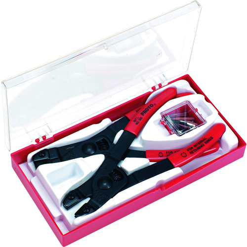 SET DE PINZAS SACA SEGUROS INTERIOR Y EXTERIOR PUNTAS INTERCAMBIABLES