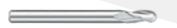 FRESA BOLA TUNGSTENO 1/4&quot; X 1/4&quot; X 4&quot; 3F XL