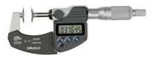 MICROMETRO DIGITAL P/EXTERIORES DE DISCO 0-1&quot; / 0-25MM .00005&quot;/0.001MM