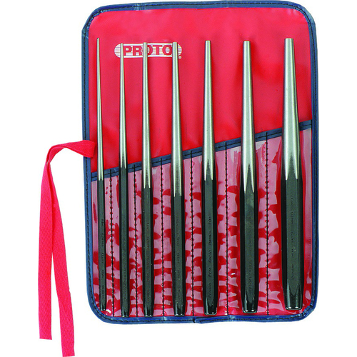 SET DE PUNZONES 1/4&quot; - 3/4&quot; 7 PZAS