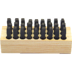 SET LETRAS 1/16&quot; 27 PIEZAS