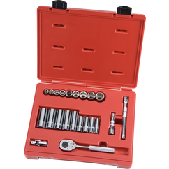 SET DE COPAS C/ RATCH 3/8&quot; - 7/8&quot; RAIZ 3/8&quot;