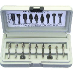 SET DE ROTAFRESAS VASTAGO 1/4&quot;  12 PZS