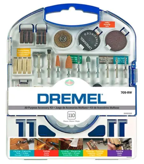 SET MULTIUSOS P/DREMEL 110PZS