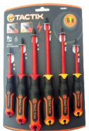 SET DESTORNILLADORES COMBINADOS AISLADOS 6 PZS