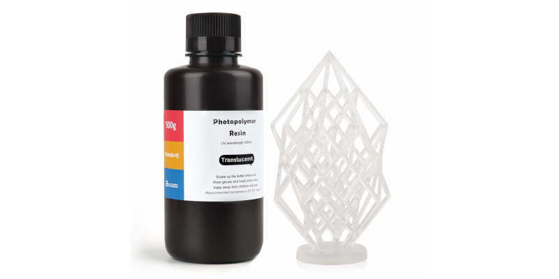 RESINA P/IMPRESORA 3D - TRASLUCIDO 1000g