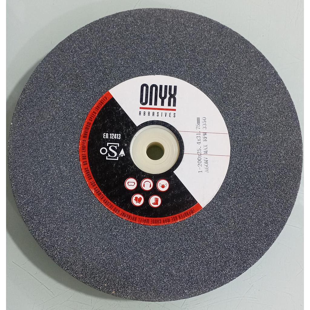 RUEDA GRIS 8" X 1" X 1-1/4" G60