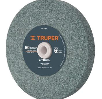RUEDA GRIS 6&quot; X 3/4&quot; X 1&quot; G60